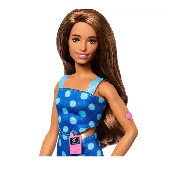 Barbie Fashionistas with Type 1 Diabetes Doll 2025 New In Sealed Box - Picture 3 of 4
